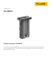 Thumbnail of document Data Sheet - RBP10 NiMH Rechargeable Battery Tray